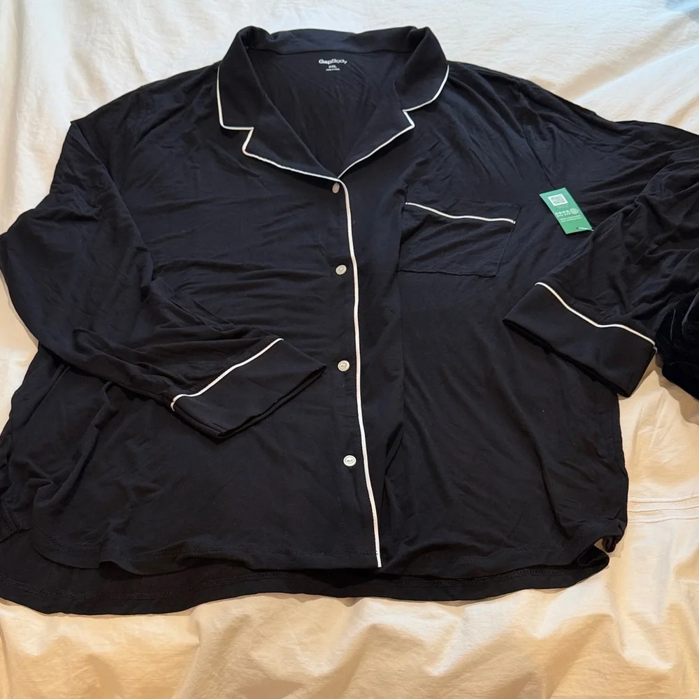 Gap Black Pajama Set - Picture 3 of 4